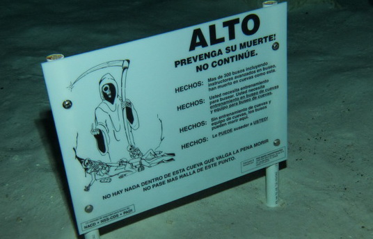 Technical cave diving – Mexiko 2012